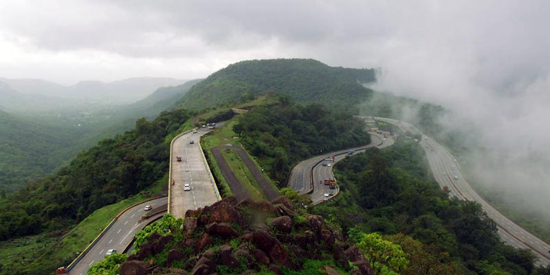 Mumbai-Pune Expressway in India