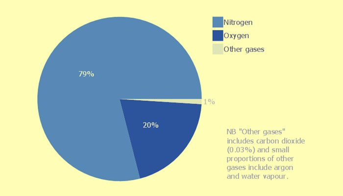 21% = Oxygen Percentage in Atmosphere